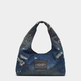 MARC JACOBS 丹寧破壞感大型 Sack 包
