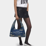 MARC JACOBS 丹寧破壞感大型 Sack 包
