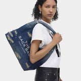 MARC JACOBS 丹寧破壞感大型 Sack 包