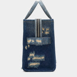 MARC JACOBS 丹寧破壞托特包