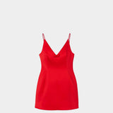 MARC JACOBS 緞面蝴蝶結洋裝 - 2 色可選