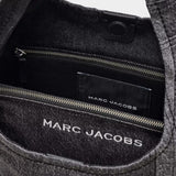 MARC JACOBS 黑色拼接丹寧 Sack 包