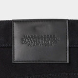 MARC JACOBS 刺繡直筒牛仔褲