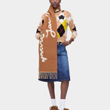 MARC JACOBS JOY 羊毛圍巾-古銅棕