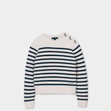 MARC JACOBS 條紋長袖針織衫