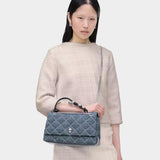 MARC JACOBS 丹寧菱格雙鏈包