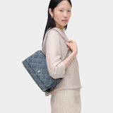 MARC JACOBS 丹寧菱格雙鏈包