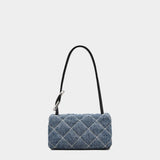 MARC JACOBS 丹寧菱格雙肩包