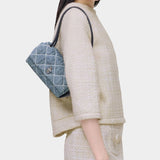 MARC JACOBS 丹寧菱格雙肩包