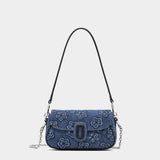 MARC JACOBS 丹寧菊花肩背包