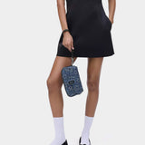 MARC JACOBS 丹寧菊花肩背包