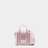 MARC JACOBS Small rhinestone canvas tote 