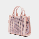 MARC JACOBS Small rhinestone canvas tote 