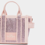 MARC JACOBS Small rhinestone canvas tote 