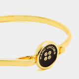 MARC JACOBS 鑲晶鈕扣手環