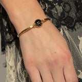 MARC JACOBS 鑲晶鈕扣手環