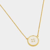 MARC JACOBS 鑲晶鈕扣項鍊