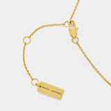 MARC JACOBS 鑲晶鈕扣項鍊