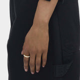 MARC JACOBS LOGO 鑲晶戒指