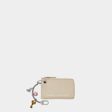 MARC JACOBS 標誌吊飾拉鍊錢包