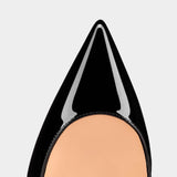 CHRISTIAN LOUBOUTIN Kate 黑色漆皮高跟鞋