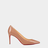 CHRISTIAN LOUBOUTIN Kate 裸色漆皮高跟鞋