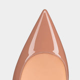 CHRISTIAN LOUBOUTIN Kate 裸色漆皮高跟鞋