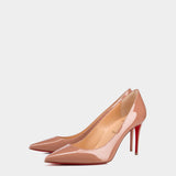 CHRISTIAN LOUBOUTIN Kate 裸色漆皮高跟鞋