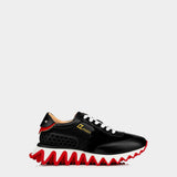CHRISTIAN LOUBOUTIN 女款黑色牛皮運動鞋