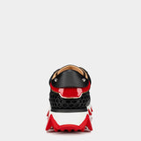 CHRISTIAN LOUBOUTIN 女款黑色牛皮運動鞋