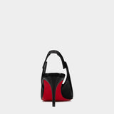 CHRISTIAN LOUBOUTIN 黑色漆皮高跟鞋