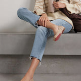 CHRISTIAN LOUBOUTIN 米色芭蕾平底鞋