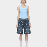 MARC JACOBS 亮片雛菊寬版短褲