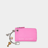 MARC JACOBS 標誌吊飾拉鍊錢包