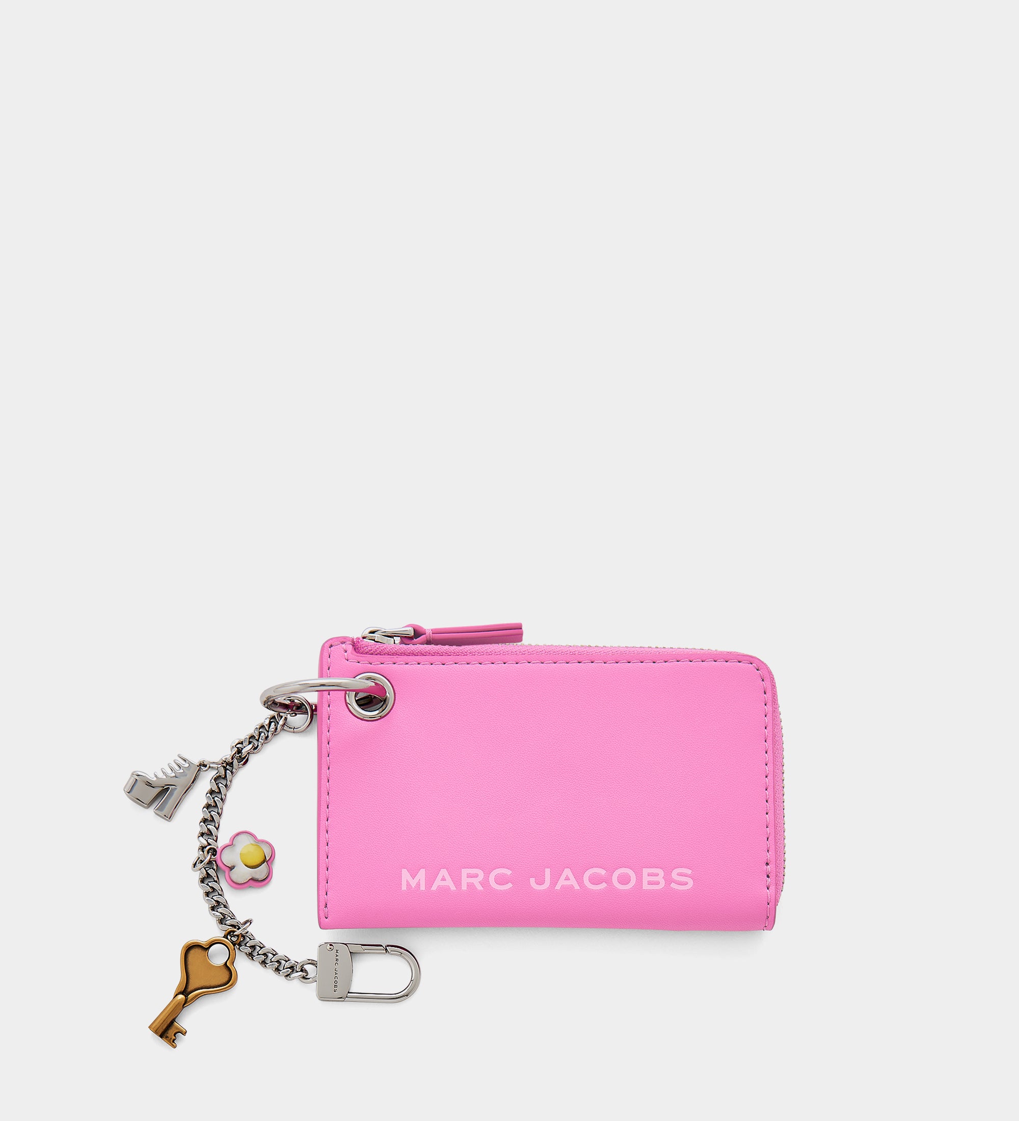 MARC JACOBS 標誌吊飾拉鍊錢包