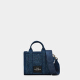 MARC JACOBS 迷你水晶丹寧托特包