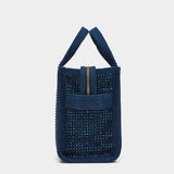 MARC JACOBS 小型水晶丹寧托特包