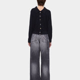 MARC JACOBS 麻花針織吊飾開襟外套