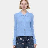 MARC JACOBS 麻花針織吊飾開襟外套