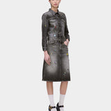 MARC JACOBS 吊飾短版牛仔外套