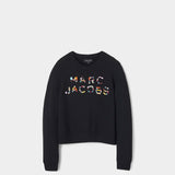 MARC JACOBS 寶石針織標誌圓領上衣
