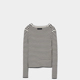 MARC JACOBS 立體剪接針織圓領上衣