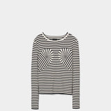 MARC JACOBS 立體剪接針織圓領上衣