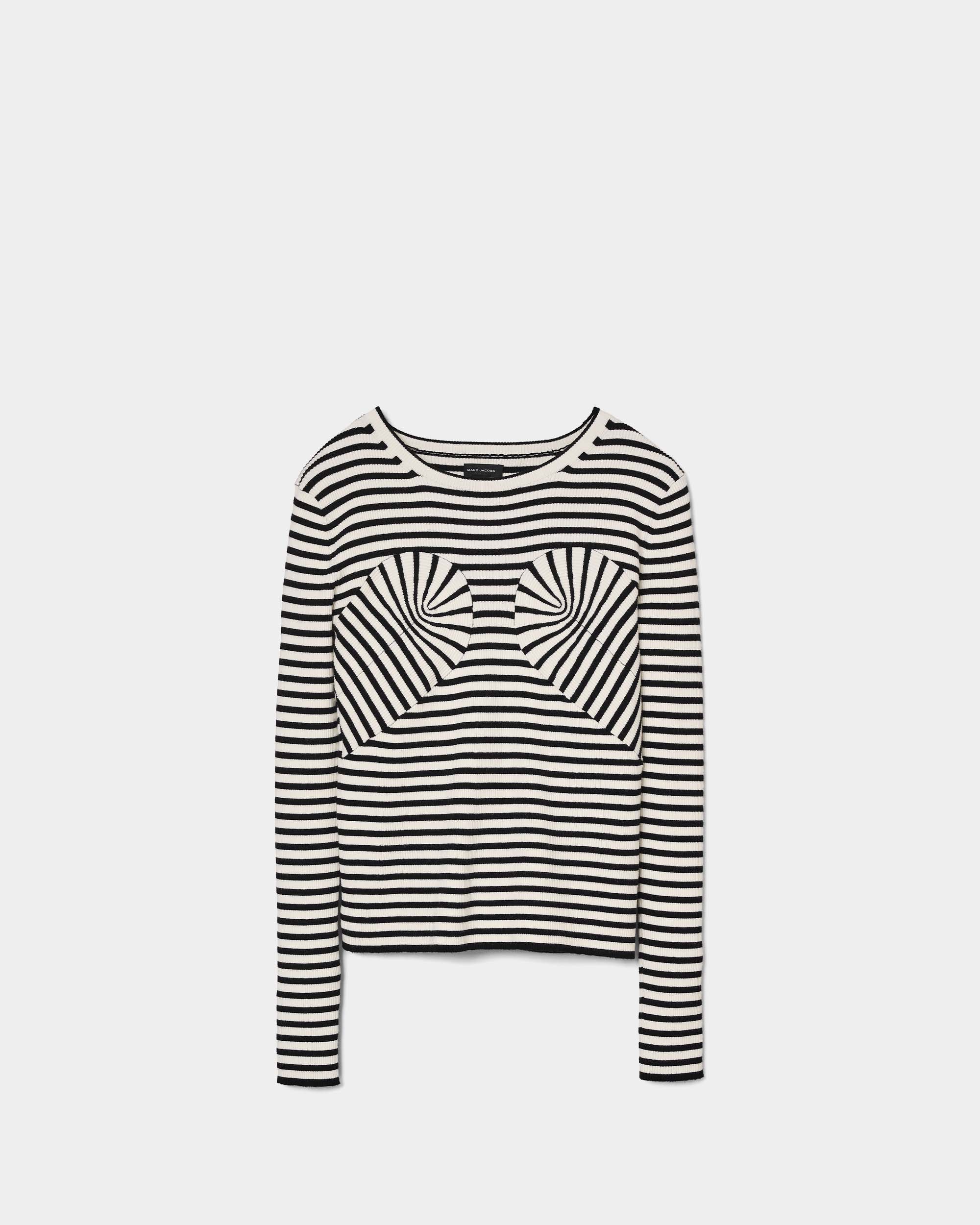 MARC JACOBS 立體剪接針織圓領上衣