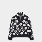 MARC JACOBS 雛菊提花短袖POLO衫