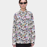 MARC JACOBS 貼紙印花襯衫