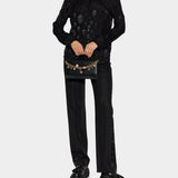 ALEXANDER MCQUEEN 骷髏絲質襯衫