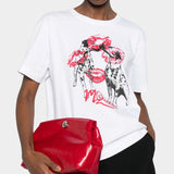 ALEXANDER MCQUEEN 唇印大麥町短袖T-Shirt