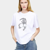 ALEXANDER MCQUEEN 蕾絲骷髏短袖T-Shirt