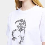 ALEXANDER MCQUEEN 蕾絲骷髏短袖T-Shirt